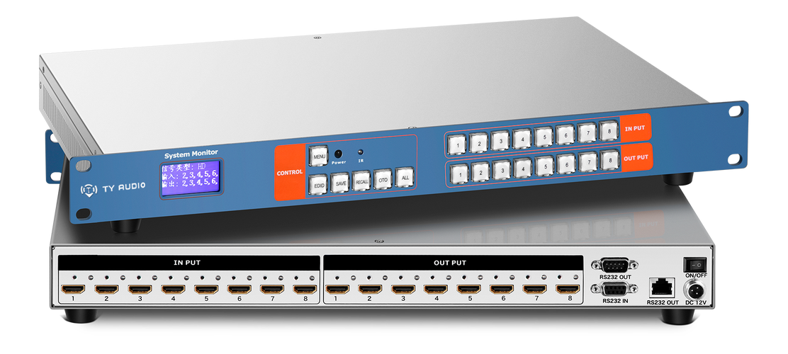 HDMI 0808 视频分配器 多屏同步的工程利器